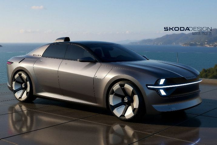 Egy újragondolt Skoda 100-as modern dizájnal